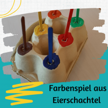 Farbenspiel aus Eierschachtel 1